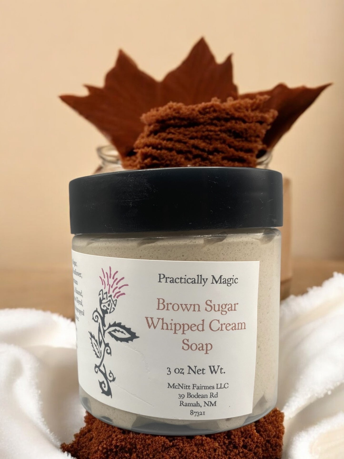 Brown Sugar Exfoliating Whipped Cream Soap