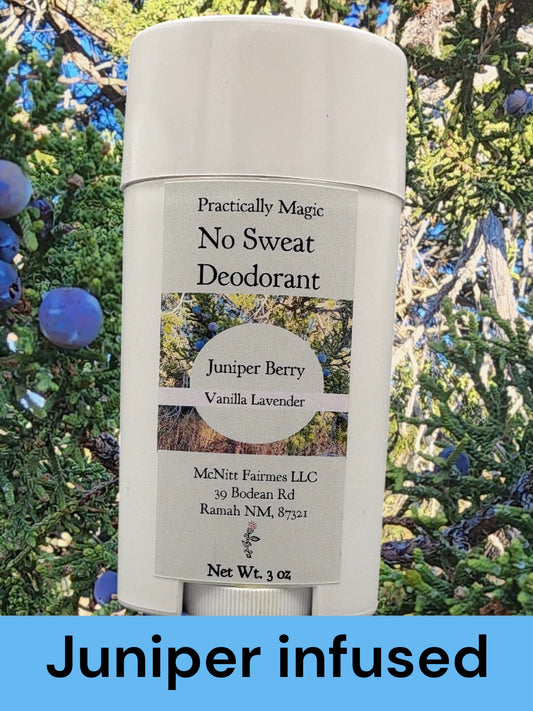 No Sweat Juniper Deodorant